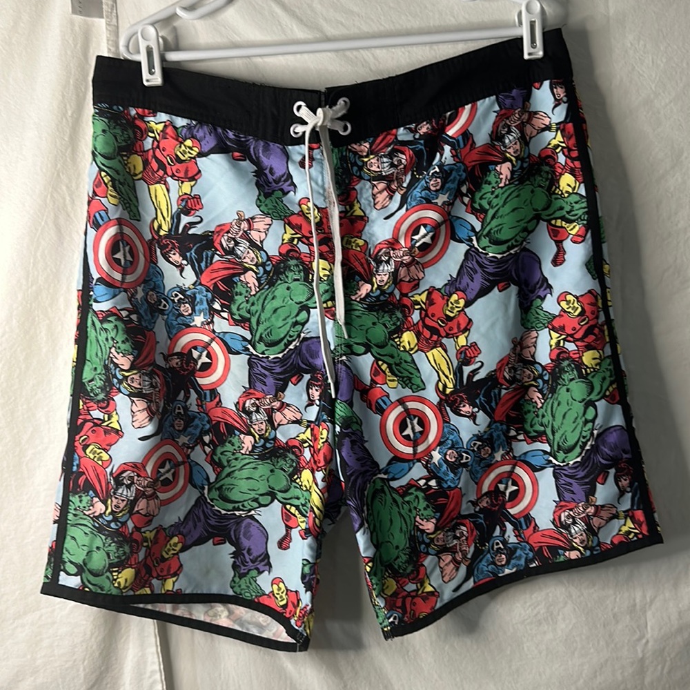 Marvel, swim trunks, extra large unisex